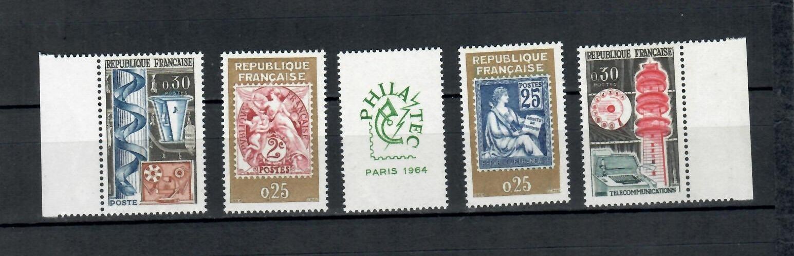 FRANCE EUROPE PHILATEC COMMEMORATIVE TELECOMMUNICATIONS MNH  SET  LOT (FR 155)