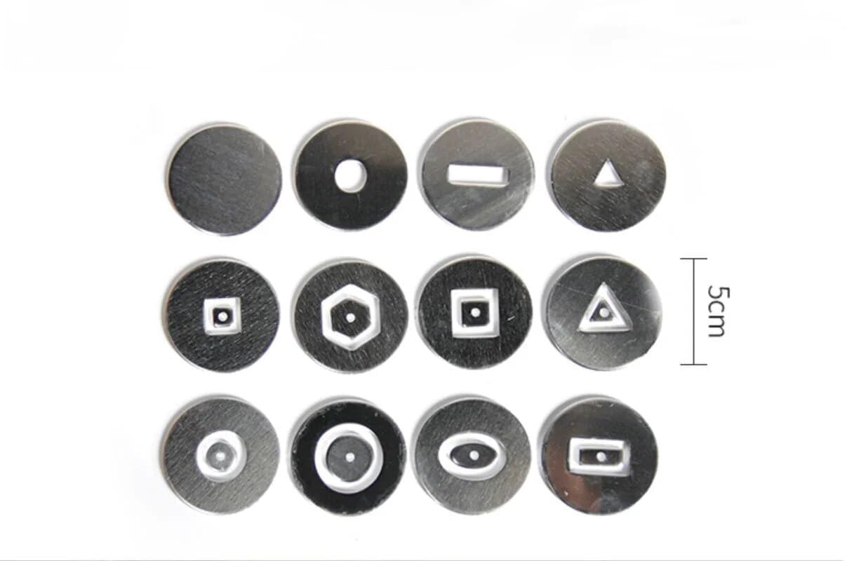 Versatile Clay ,Clay Extruder w/12 Different Molds + 1 Solid Disc + 1 pc Clay...
