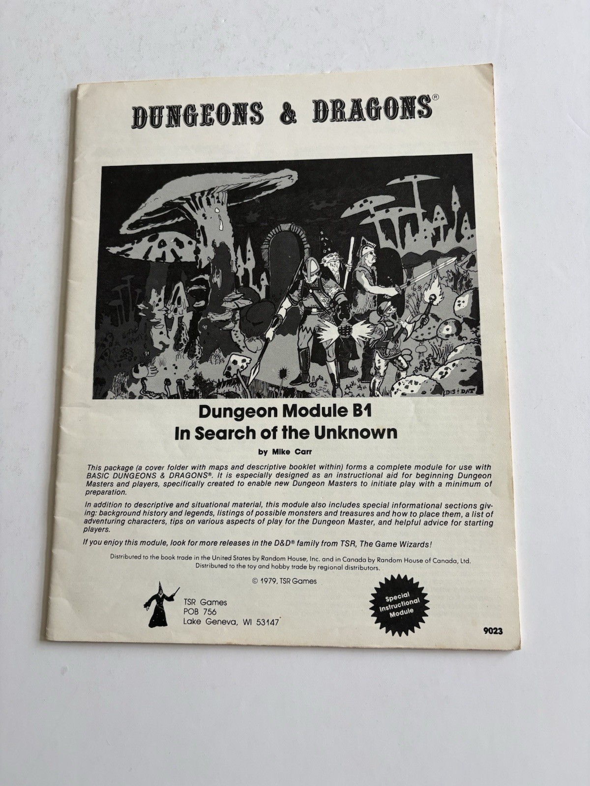 Dungeons and Dragons Holmes Basic Set TSR 1979