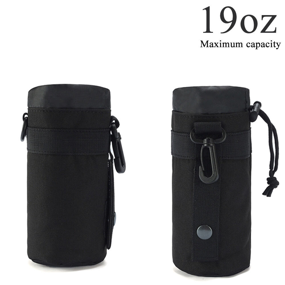 Outdoor Hiking Tactical Molle Water Bottle Bag Pouch Backpack Belt Holder Kettle