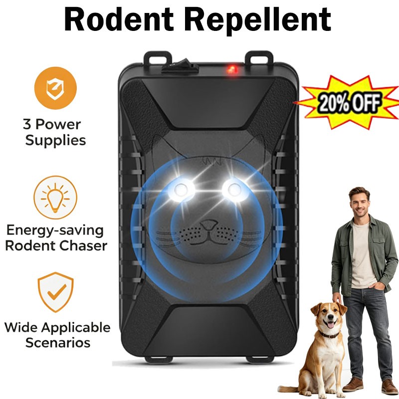 4 Pack Ultrasonic Rodent Repellent for Car Engines Under Hood Animal Repeller