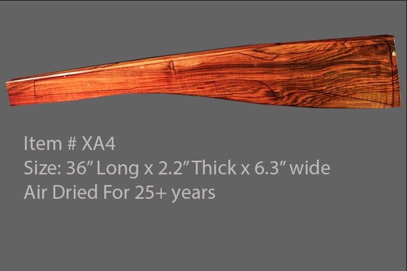 High grade French walnut gun stock blank for rifles XA4