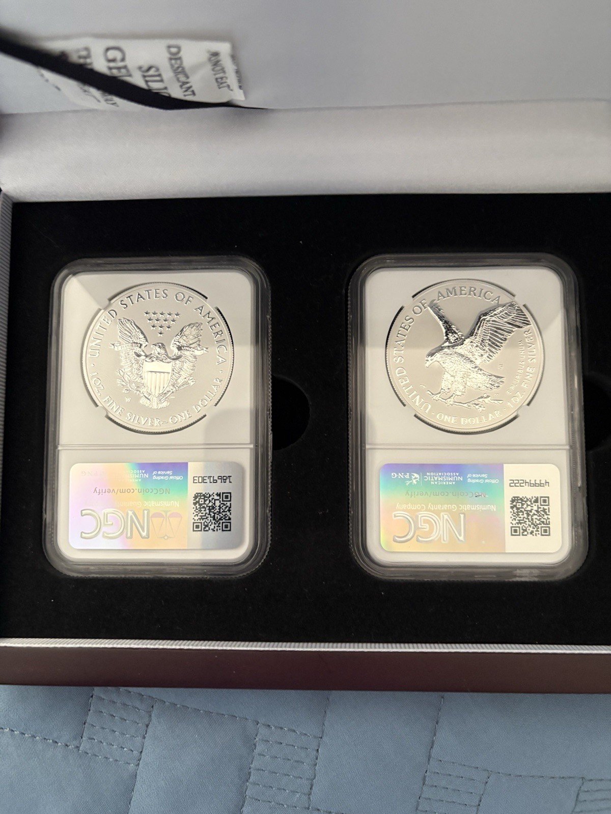 American Eagle 2021 One Ounce Silver Reverse Proof Two-Coin Designer Set Edition