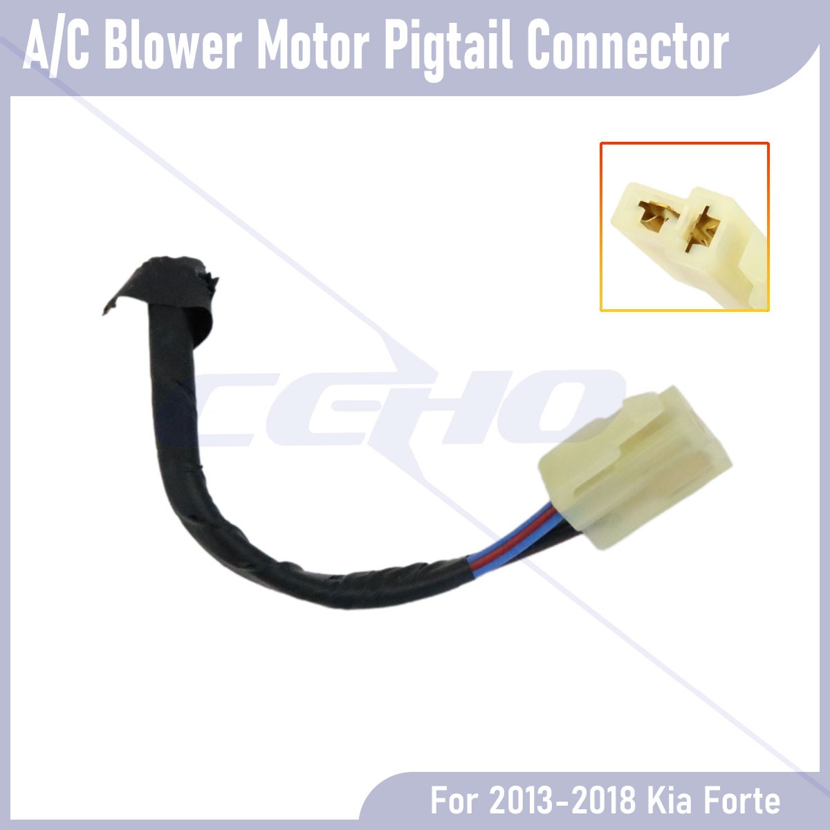 For 2010-2020 Kia Sorento A/C Blower Motor Pigtail Connector 18952-02224AS