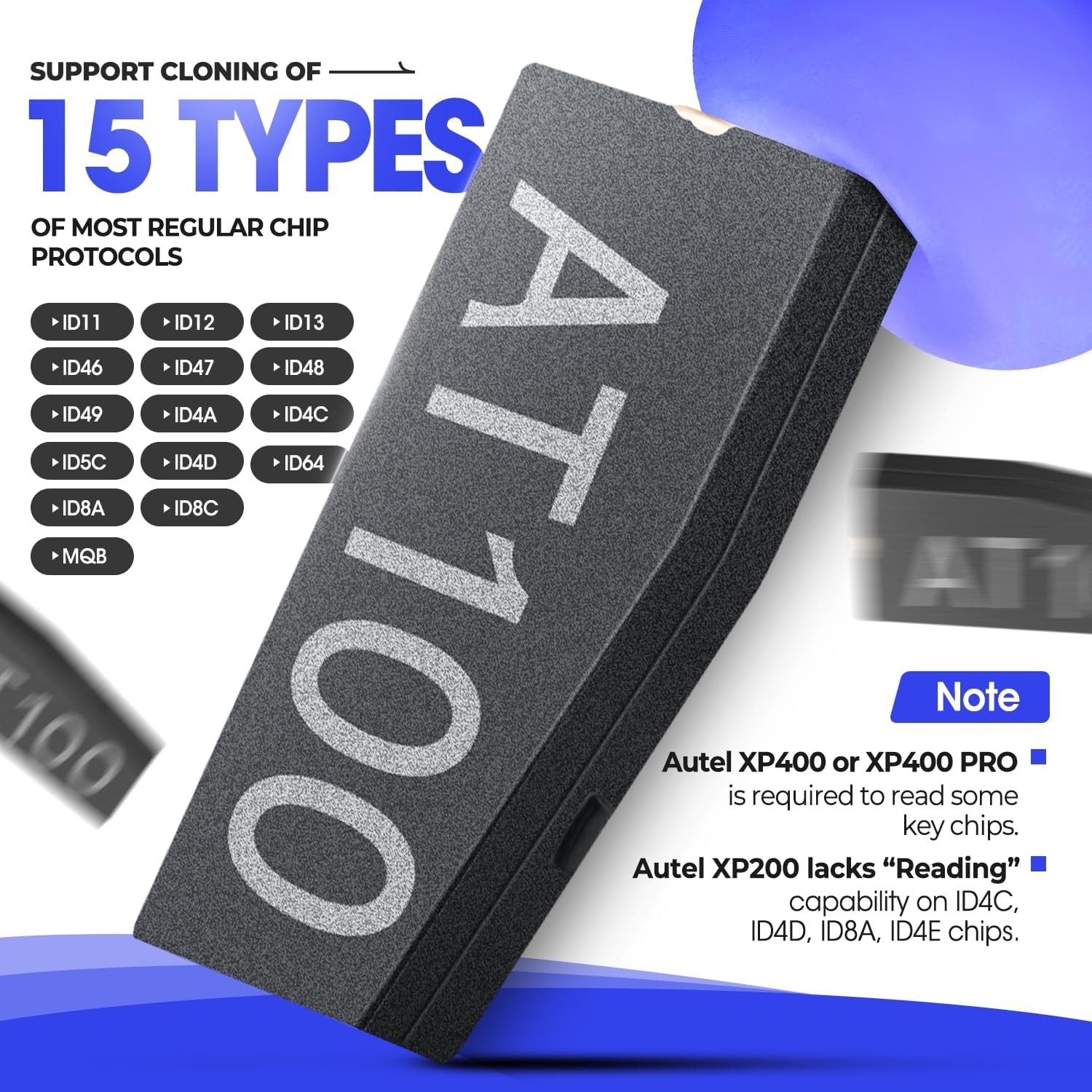 Autel AT100 Super Transponder Chip Used on XP200,XP400,XP400PRO for Key Progarm