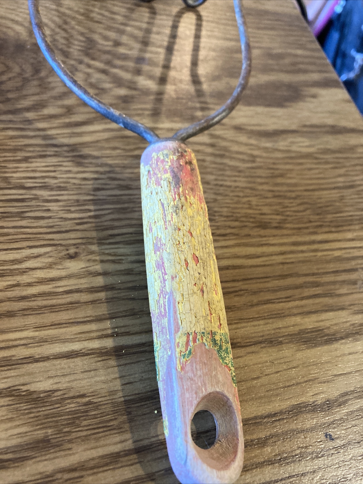 Rustic Primitive Potato Masher, Wood Handle