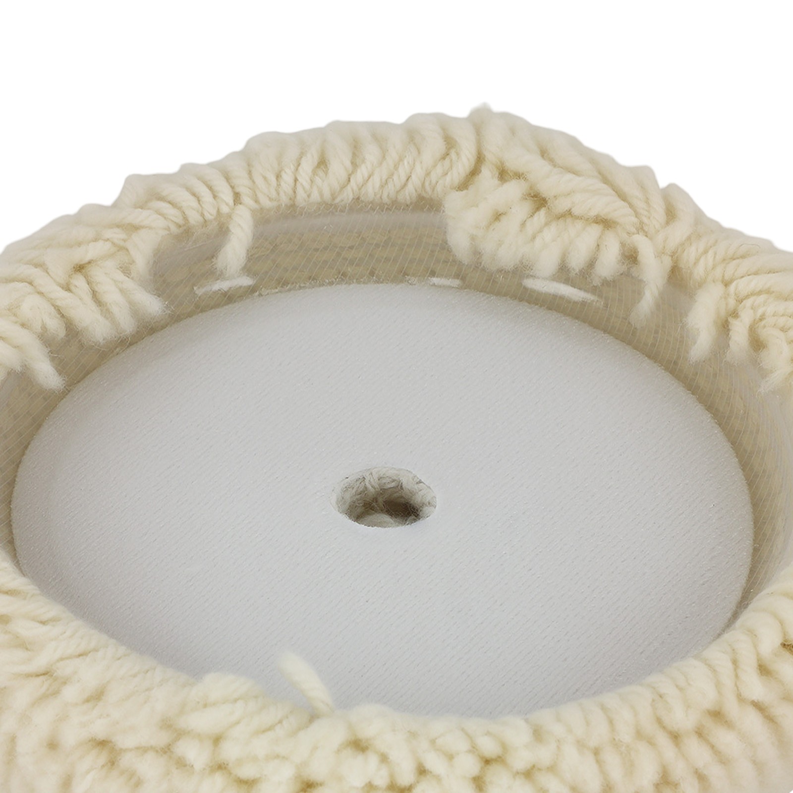 7" Hook Loop Wool Compound Bonnet Car Polishing Pad Polisher Buffer