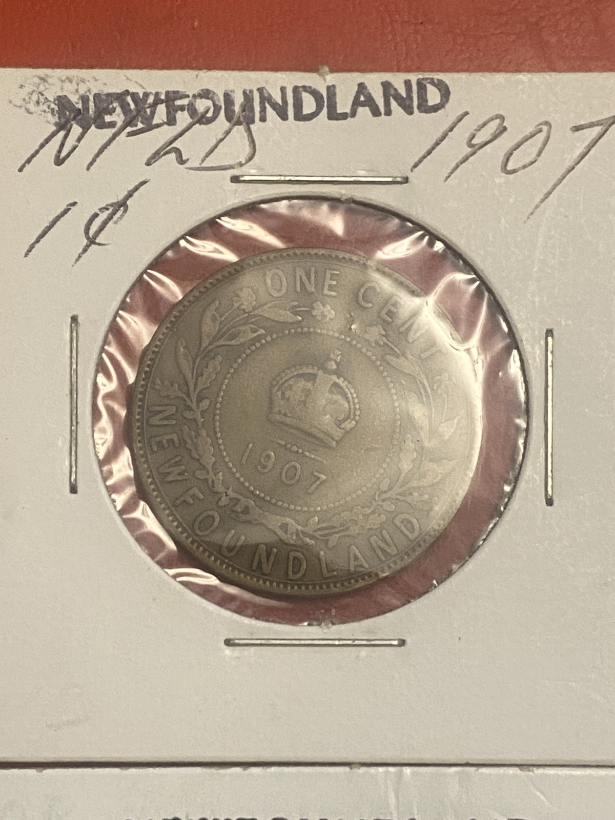 Newfoundland 1907 Large One Cent Edward VII
