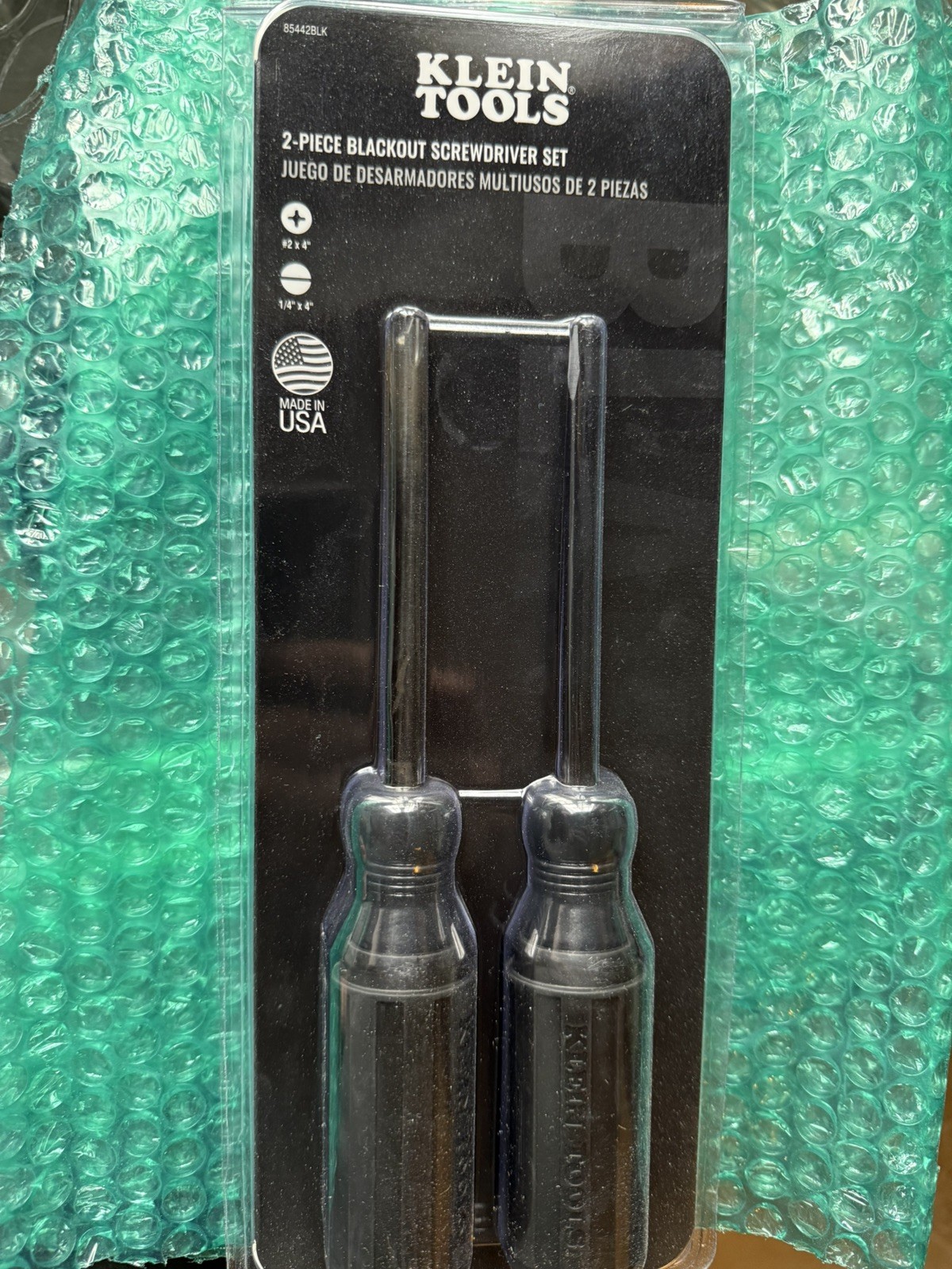 Klein Tools 2 Piece Blackout Screwdriver Set - Limited Edition