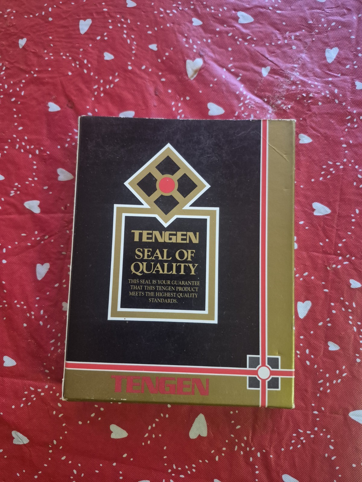 VINTAGE Tengen - Seal of Quality / BOX ONLY / CARDBOARD SLEEVE INSERT NINTENDO
