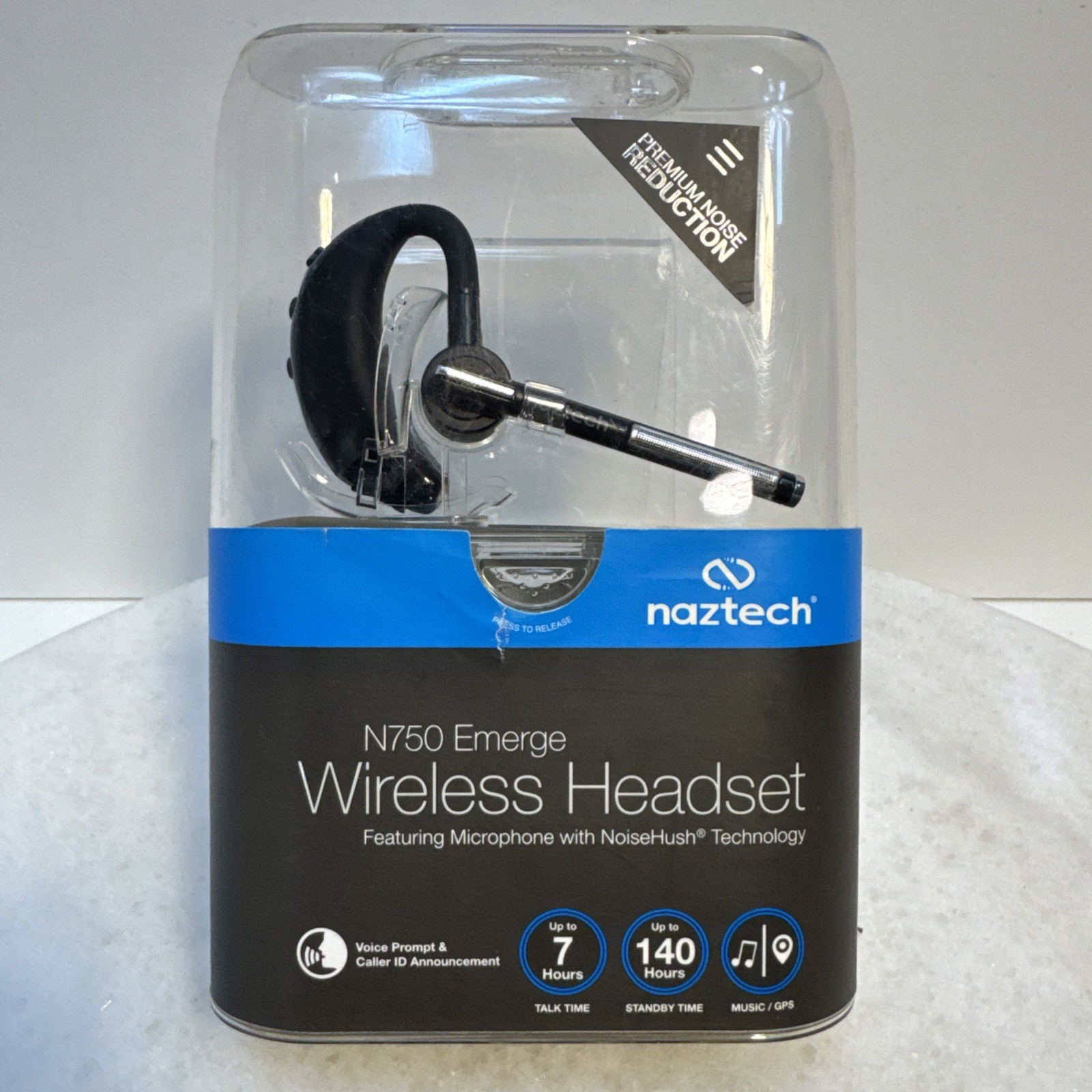 Naztech N750 Emerge Wireless Headset - New OPEN BOX