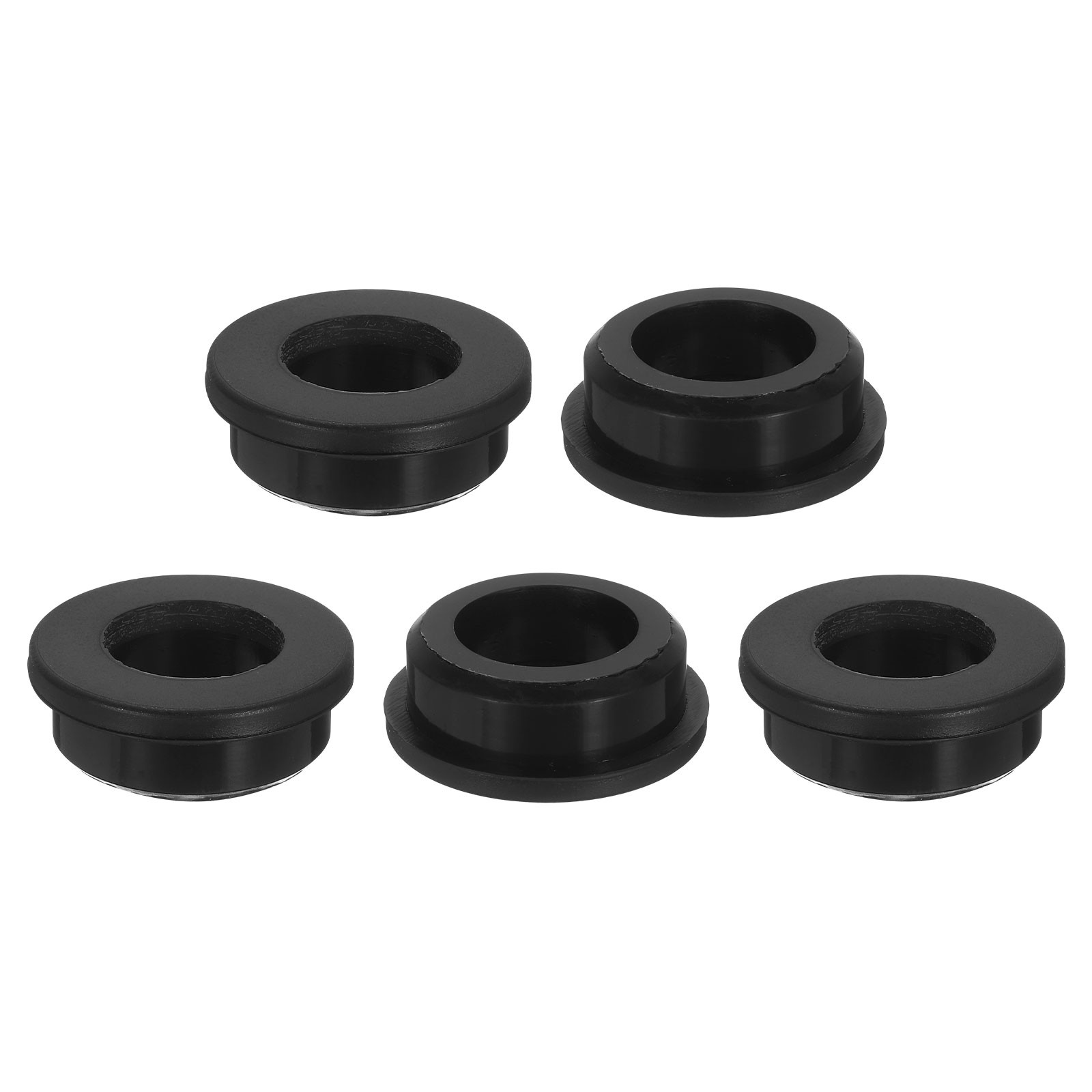 5Pcs Rubber Grommets 31mm Drill Hole, 20mm ID Top Hat Hole Plug Grommet