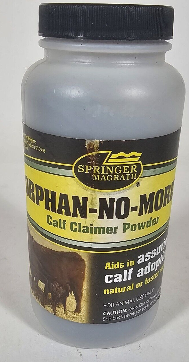 Springer Magrath Orphan-No-More Calf Claimer Powder 9 oz Livestock Supplement