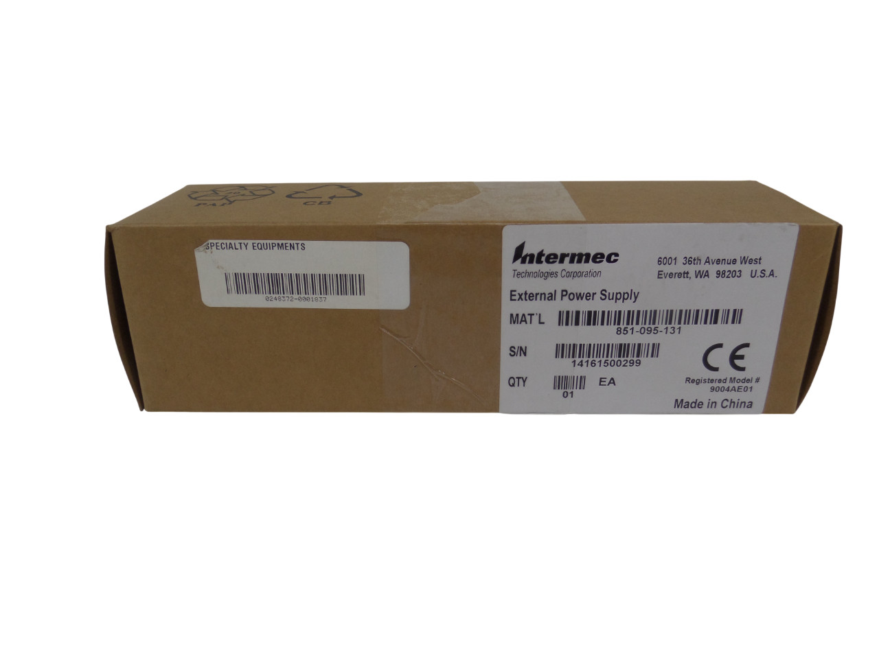 INTERMEC 9004AE01 EXTERNAL POWER SUPPLY - Free Shipping