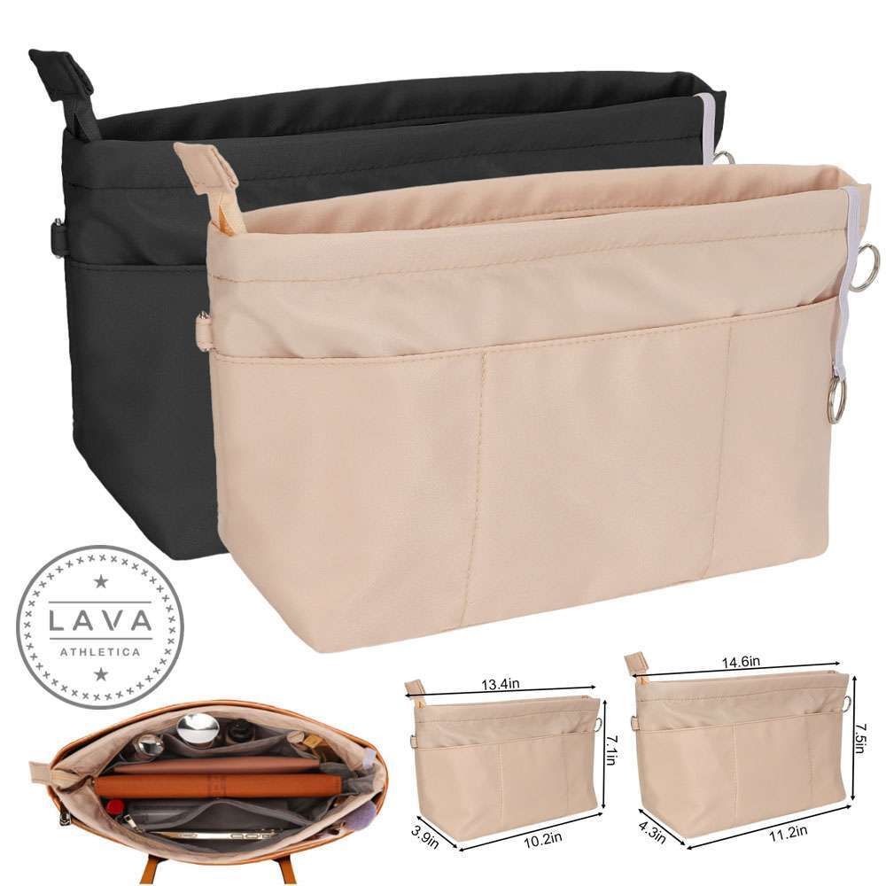 Purse Organizer Insert Nylon Bag Handbag Organizer Shaper for Neverfull Tote USA