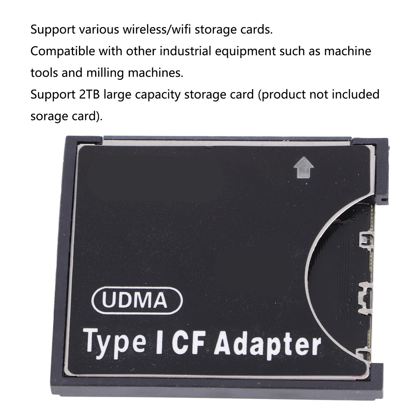 Storage Card To CF Adapter Type I Supports WIFI 2TB