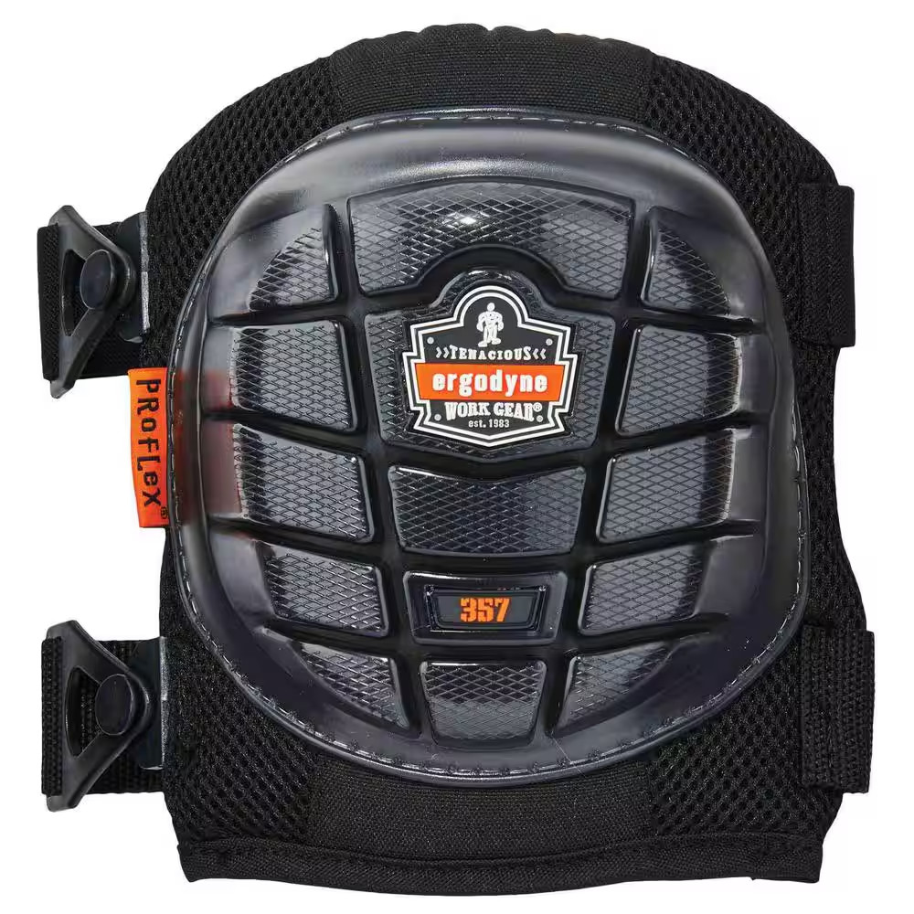 Black Short Cap Lightweight Gel Knee Pads
