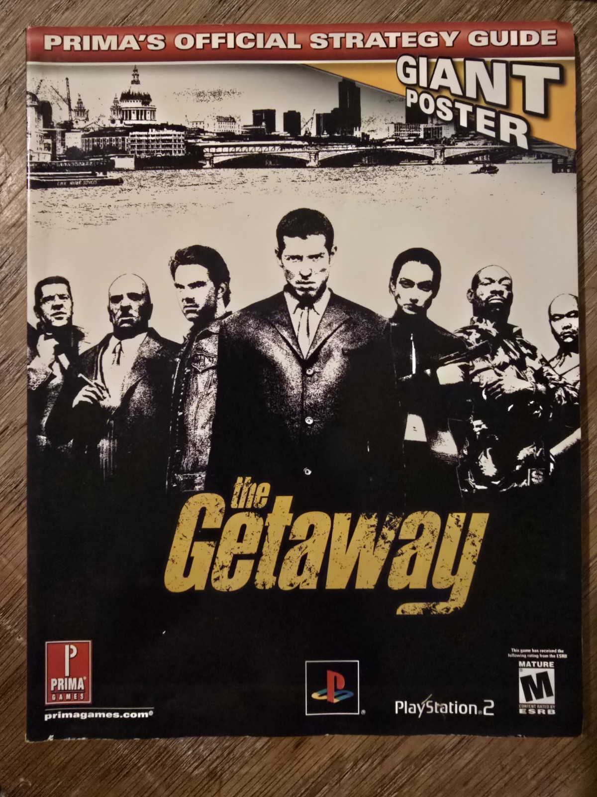 Prima Off Strategy PS2 THE GETAWAY 2002 w/ Poster Book