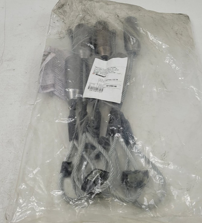 (QTY. 6) Burndy YCP39L13CTN 13" Lanyard Length Compression Pulling Grip