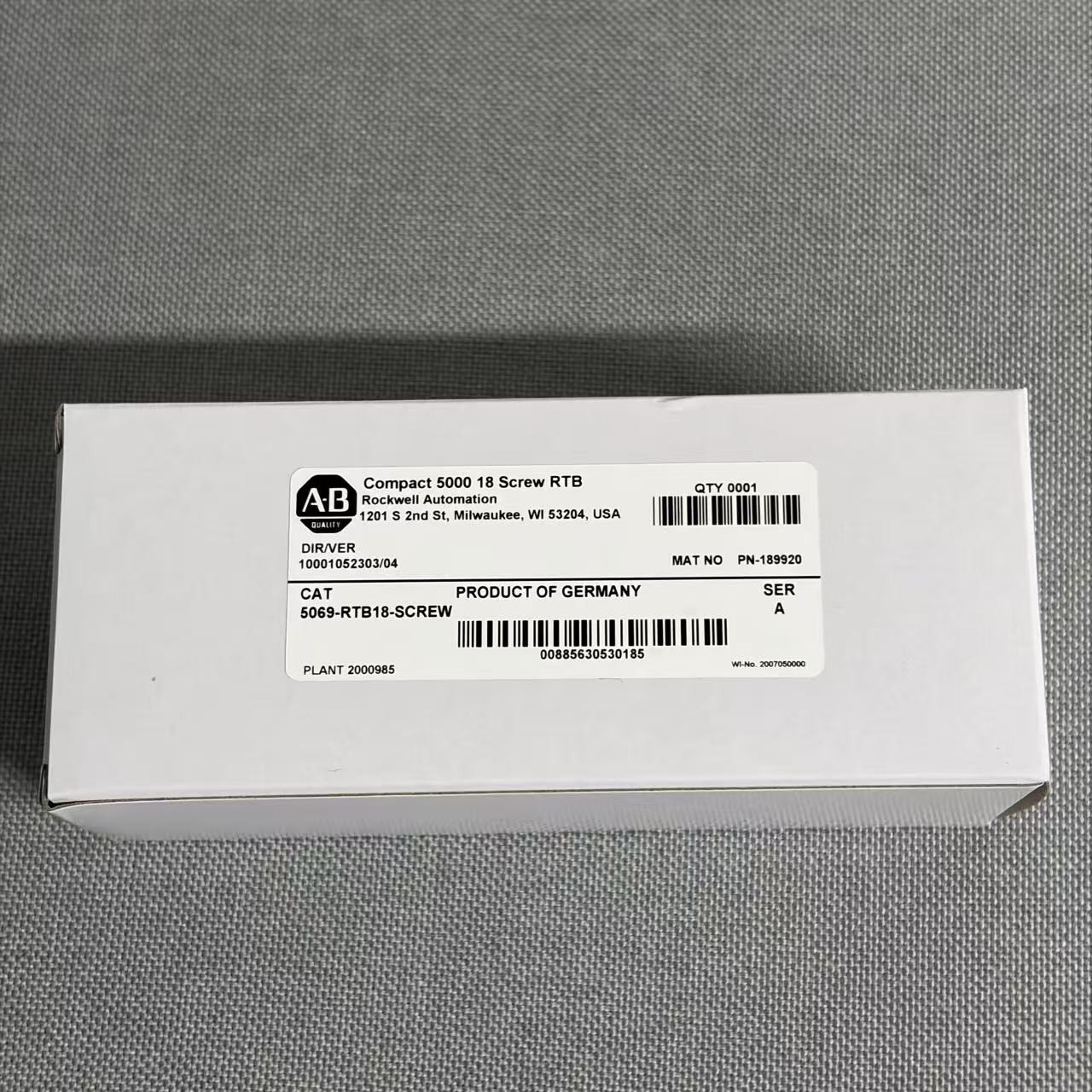 New Allen Bradley 5069-RTB18-SCREW Compact 5000 18 Screw RTB