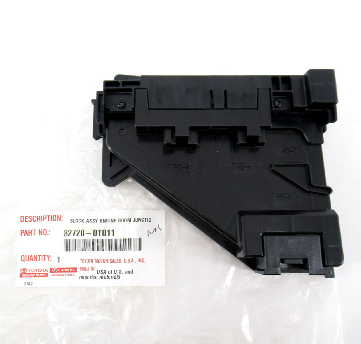 Genuine OEM Toyota 82720-0T011 Junction Block 2009-2015 Venza 3.5L