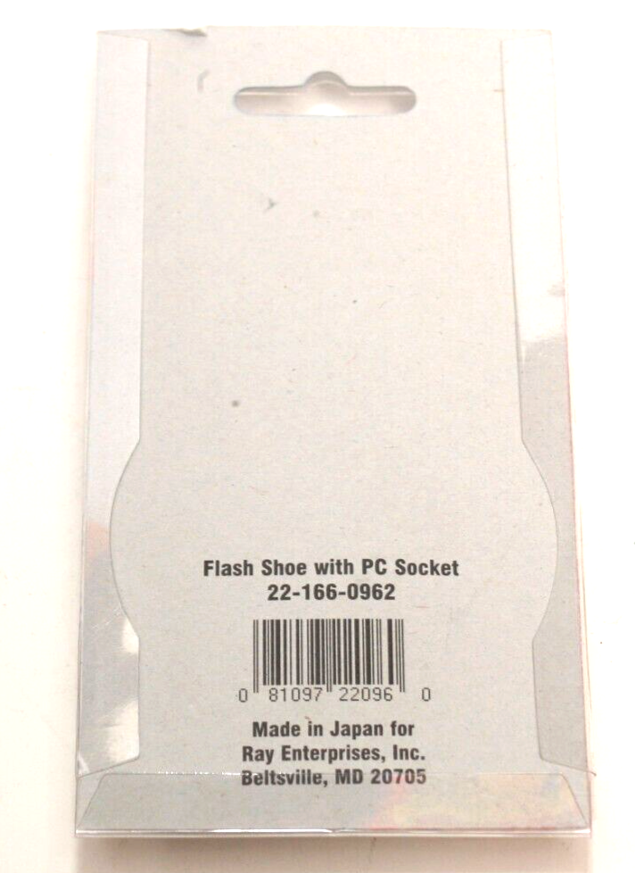 FLASH SHOE WITH PC SOCKET--QUANTARAY