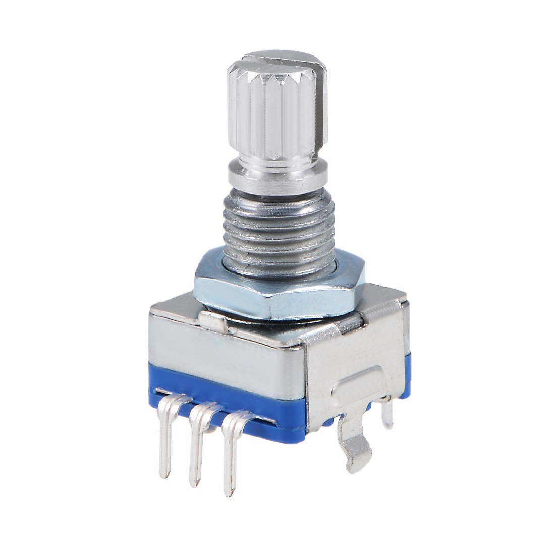5Pack 360 Degree Rotary Encoder Code Switch Potentiometer EC11 7 Pins 15mm Shaft