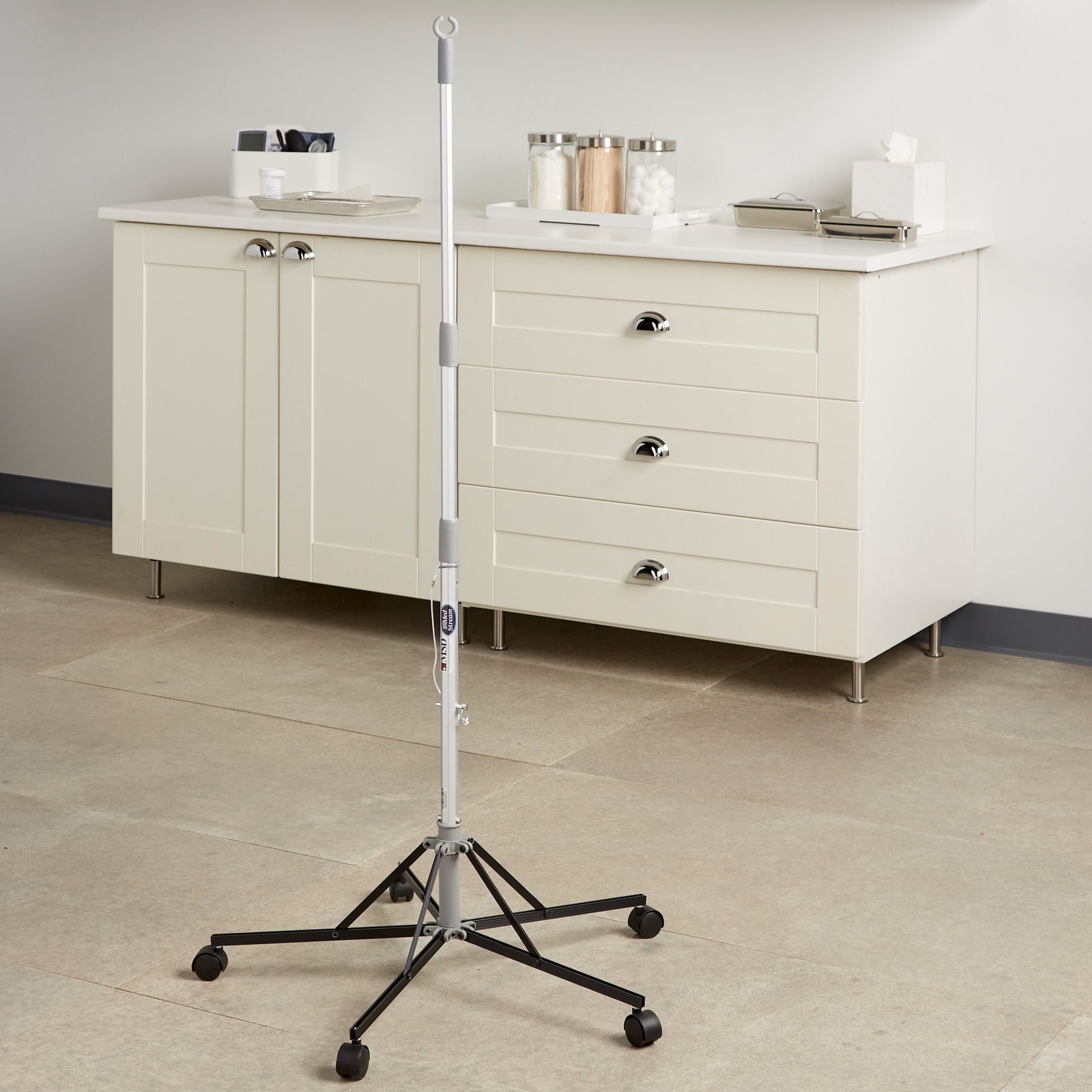 McKesson Aluminum Disposable IV Stand Floor Stand