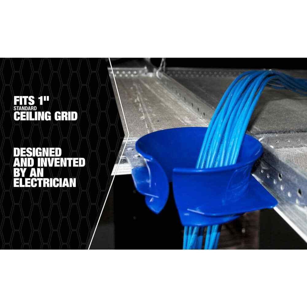Ceiling Grid Cable Pulling Tool Tile Drop Wire Runner Puller Cabling Line Cords