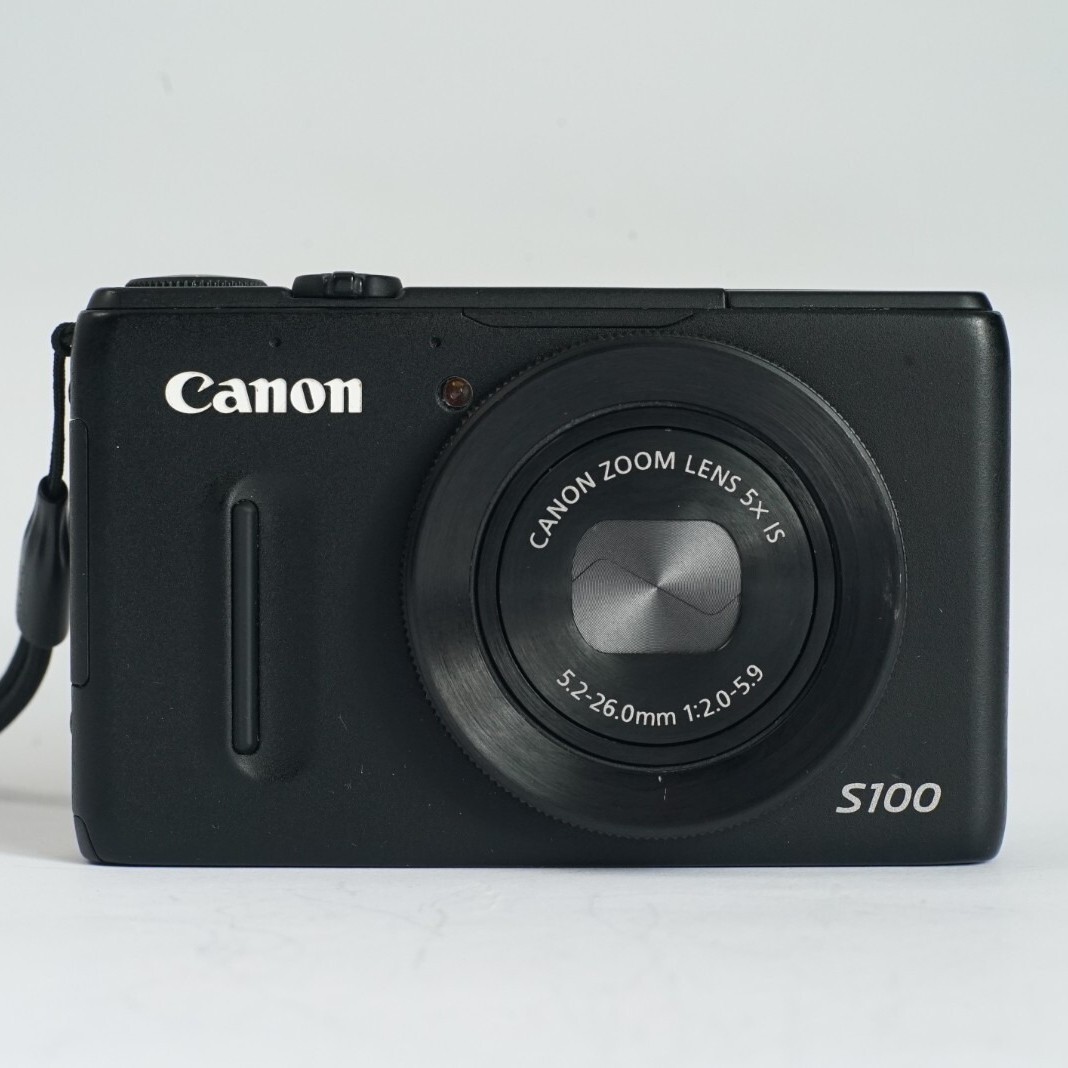 Canon PowerShot S100 Digital Camera Black 12.1 Megapixels 5x Optical Zoom Gift