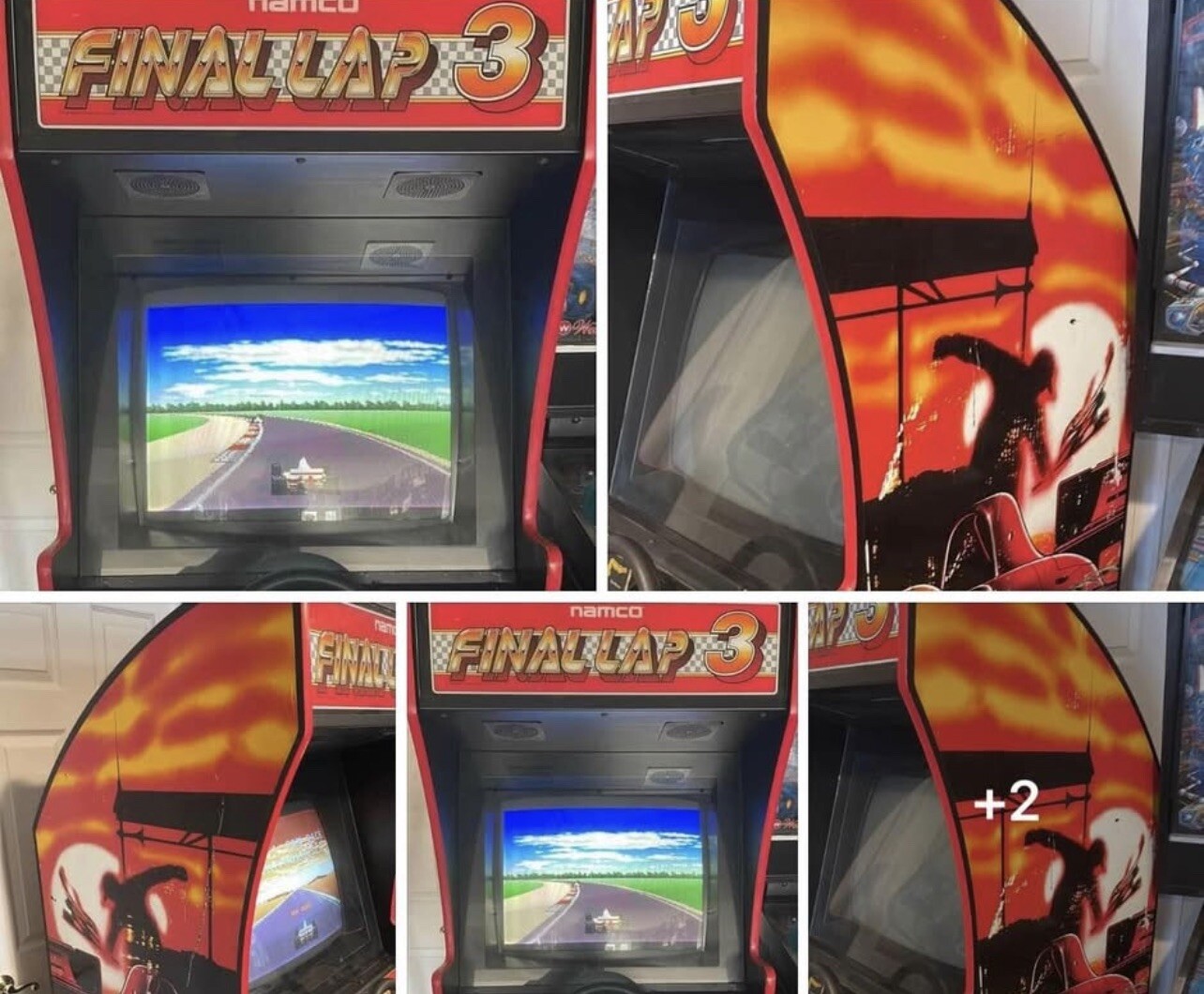 FINAL LAP ARCADE MACHINE by NAMCO 1987 (Excellent Condition) *RARE*