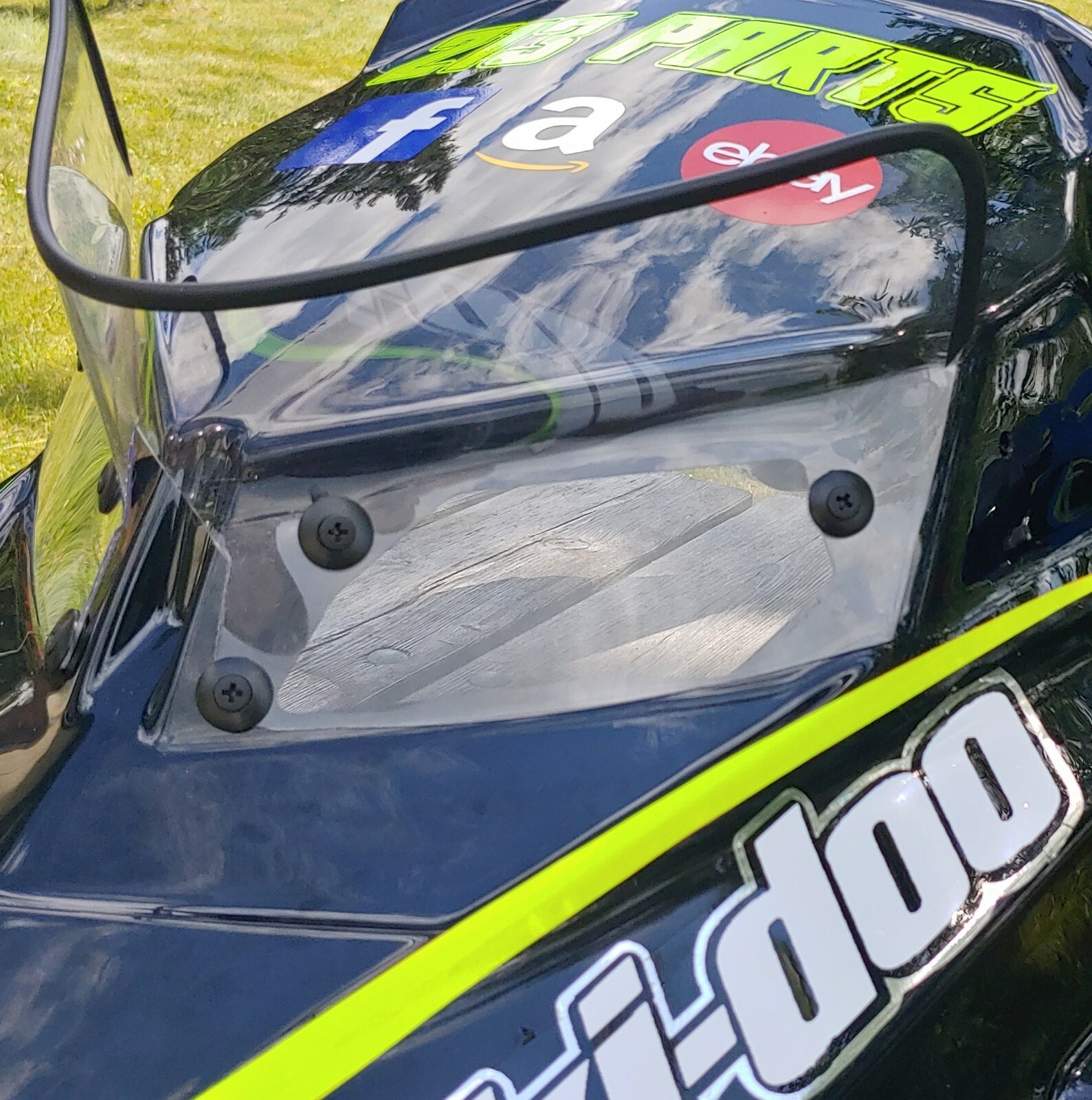 Clear Powder Plow Windshield Fits 2019-2025 Ski-Doo Rev Gen 4 600RS  ~ 213 Parts