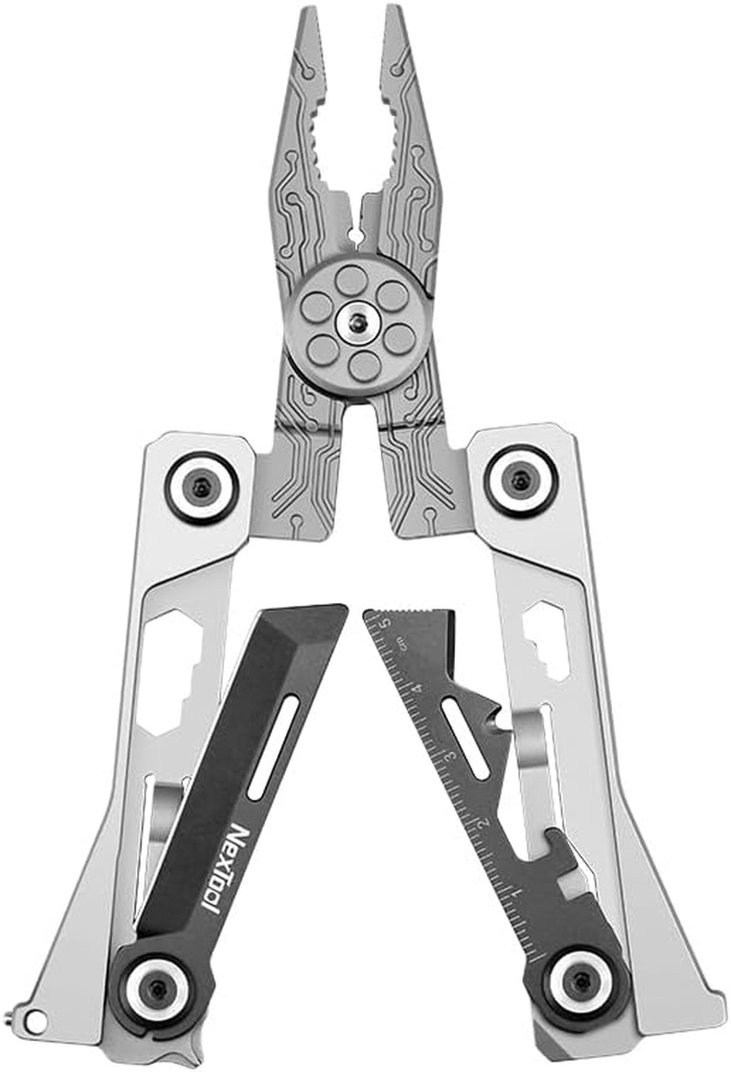 Credit Card Multitool, Silver Blade EDC Tool | 20-In-1 Wallet Tool, Stainless St