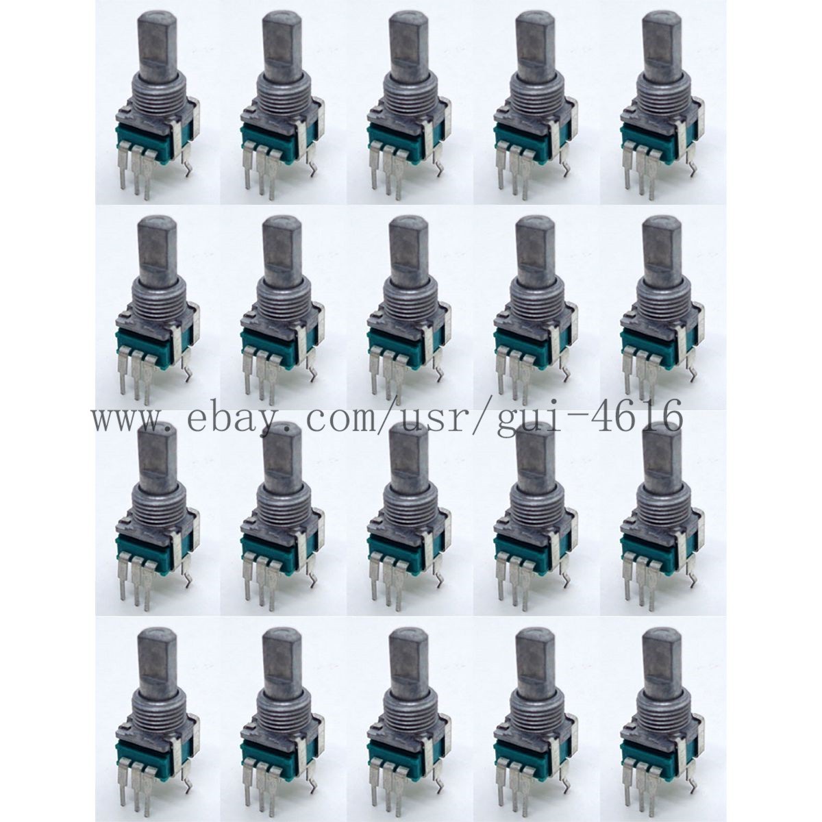 20pcs EQ Knob DCS1116 For Pioneer XDJ-RX RX2 RZ SZ 15MM  Shaft Height