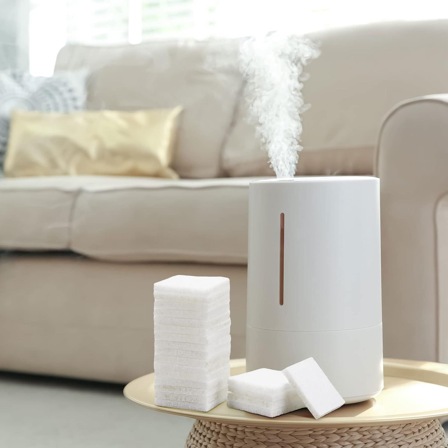 Square Humidifier Essential Oil Pads Unscented Replacement Aroma Diffuser Pads W