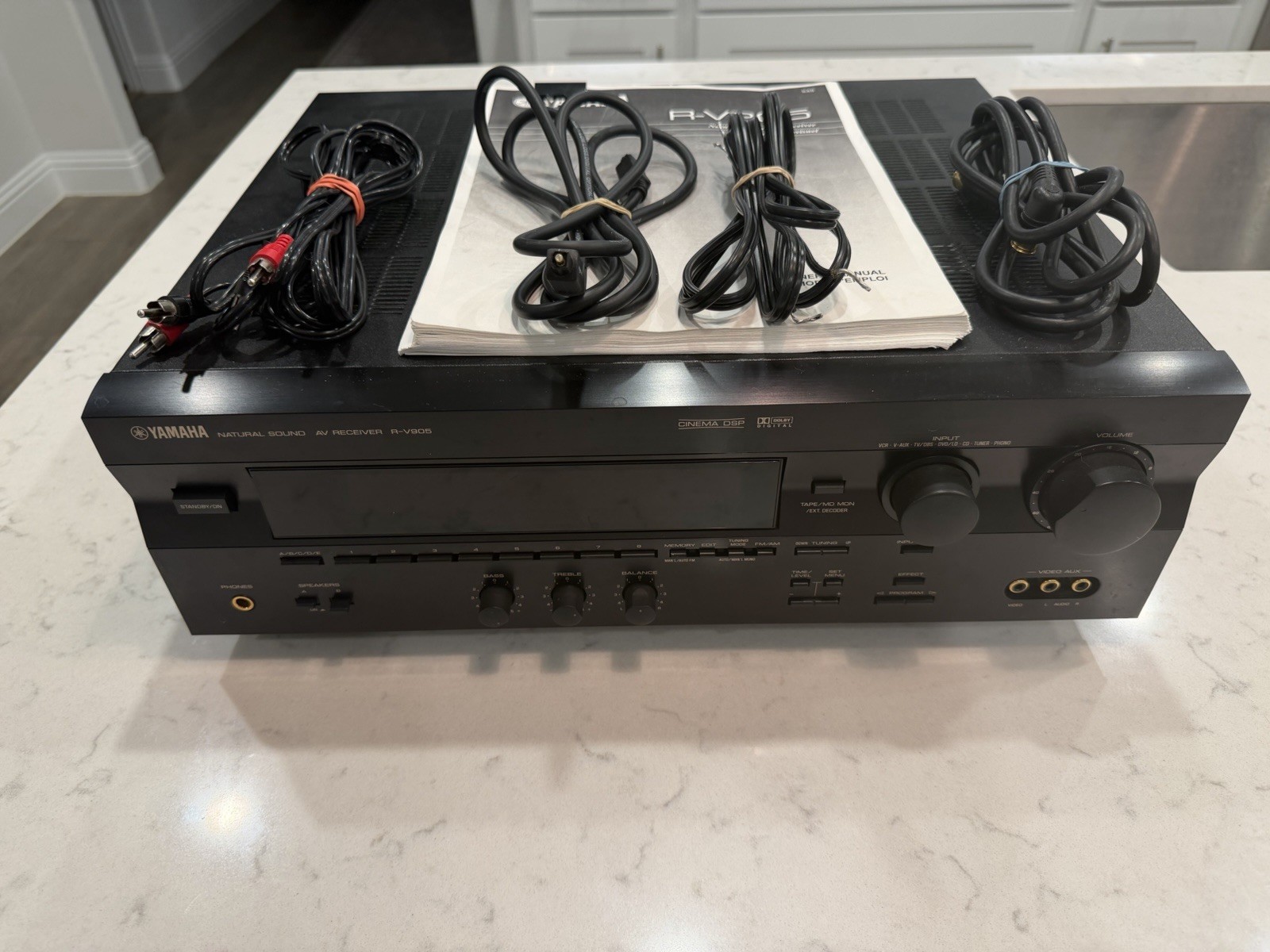 Yamaha R-V905 Natural Sound AV Receiver 280W Surround Stereo Home Theater