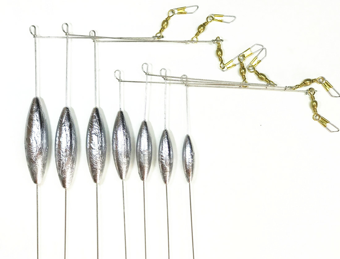 2 Pcs Bottom Bouncer Sinker Fishing Sinkers
