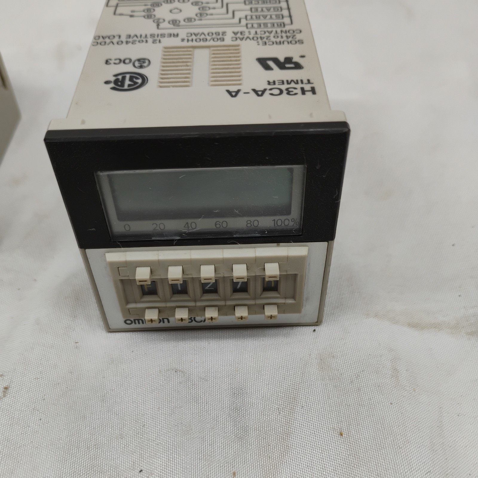 3X Omron H3CA-A Digital Timer Relay 11 pin With Relay Socket 27E892