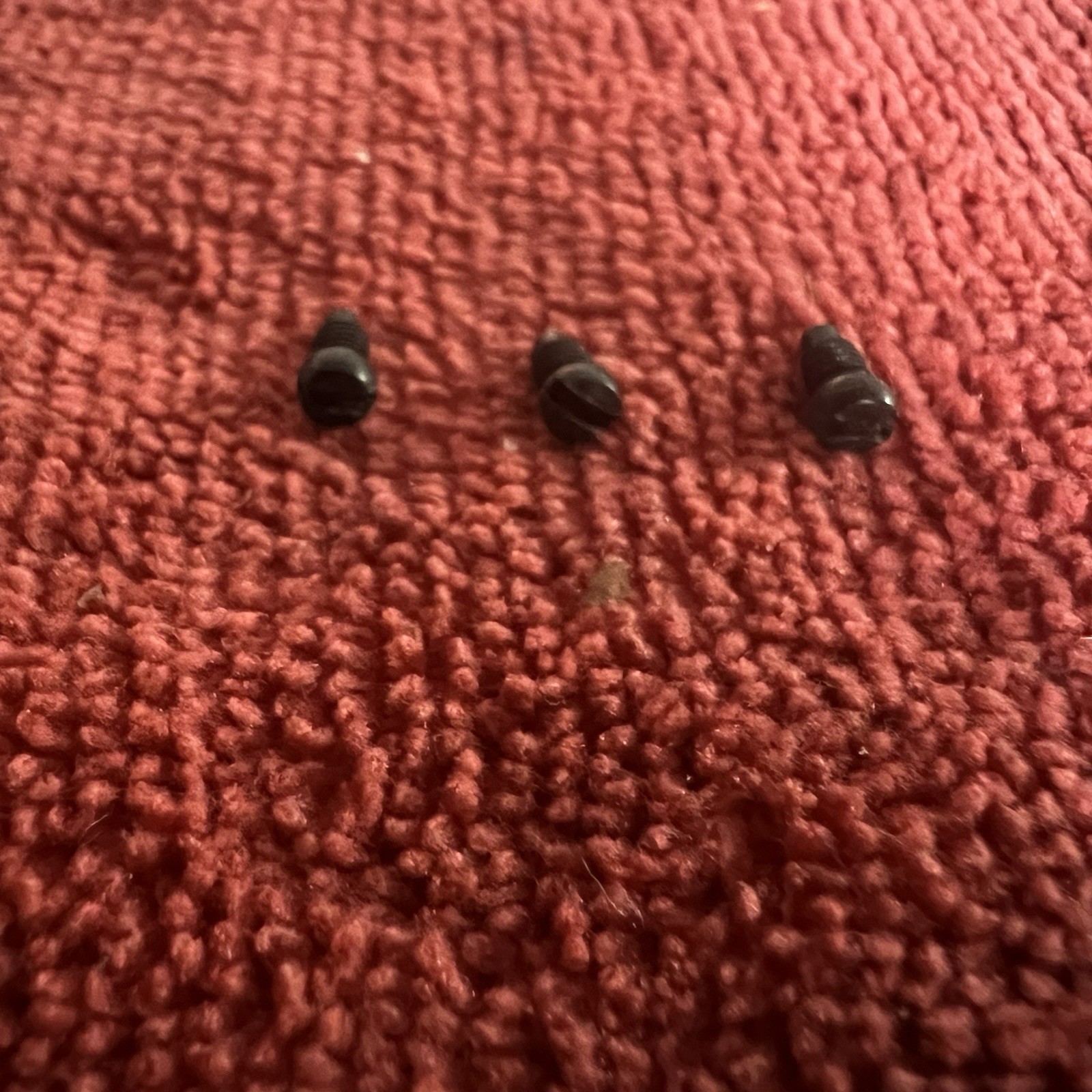 Taurus 85 .38 Special OEM Black Three Side Plate Screws See Pics