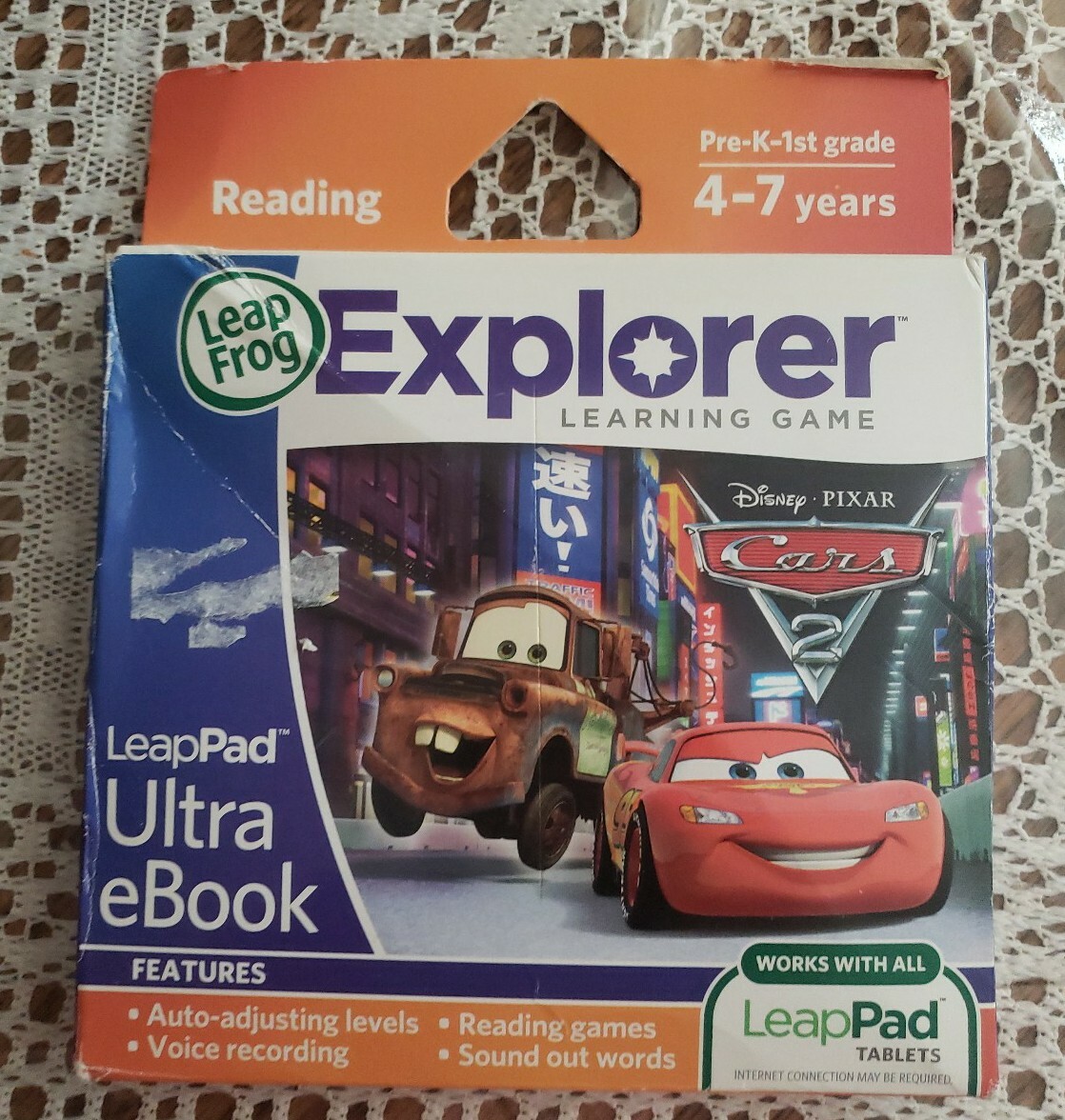 LeapPad Ultra eBook Cartrdge Disney Pixar Cars 2 - New