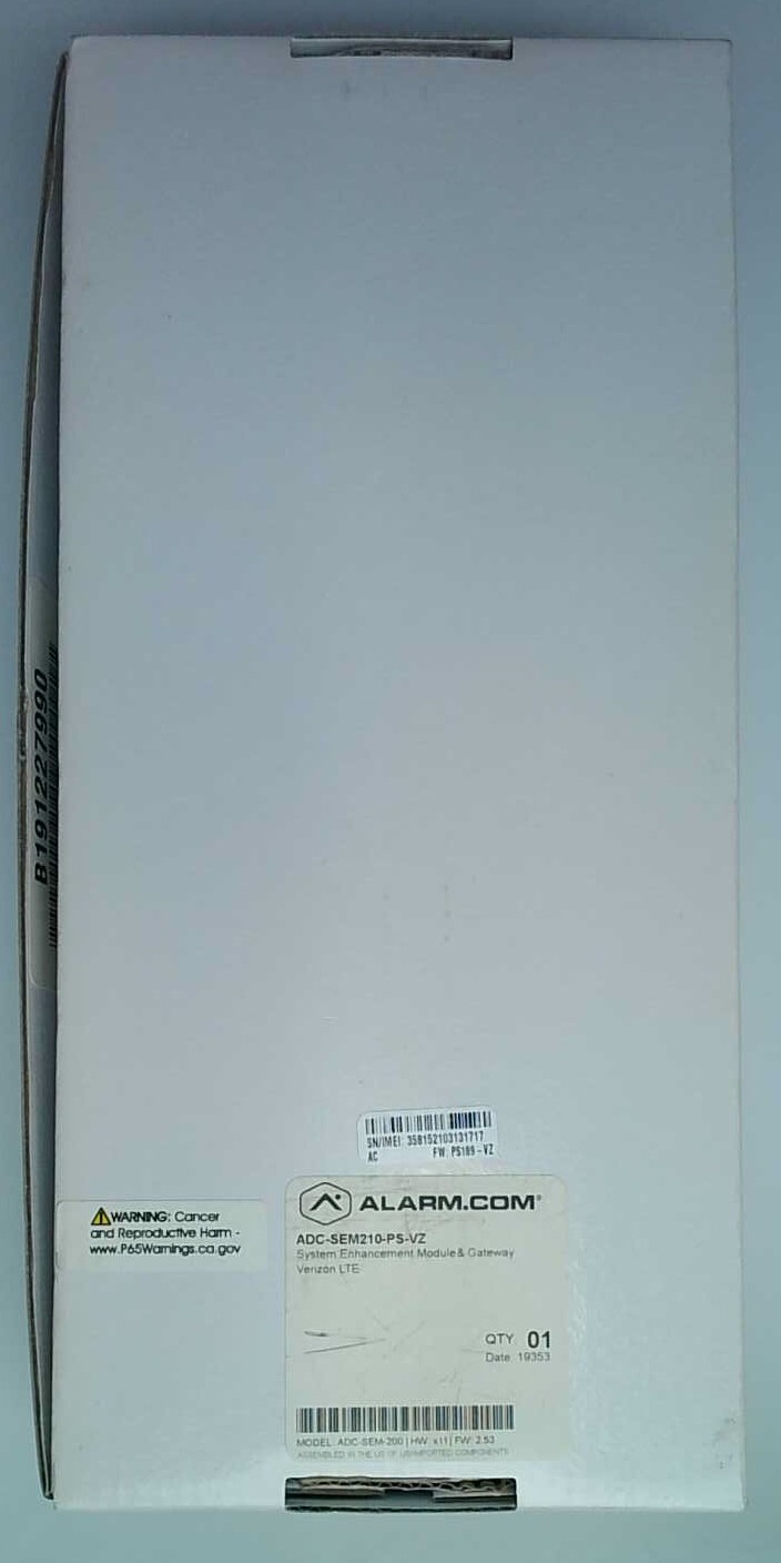 Alarm.com ADC-SEM210-PS-VZ Dual Path System Enhancement Module Verizon