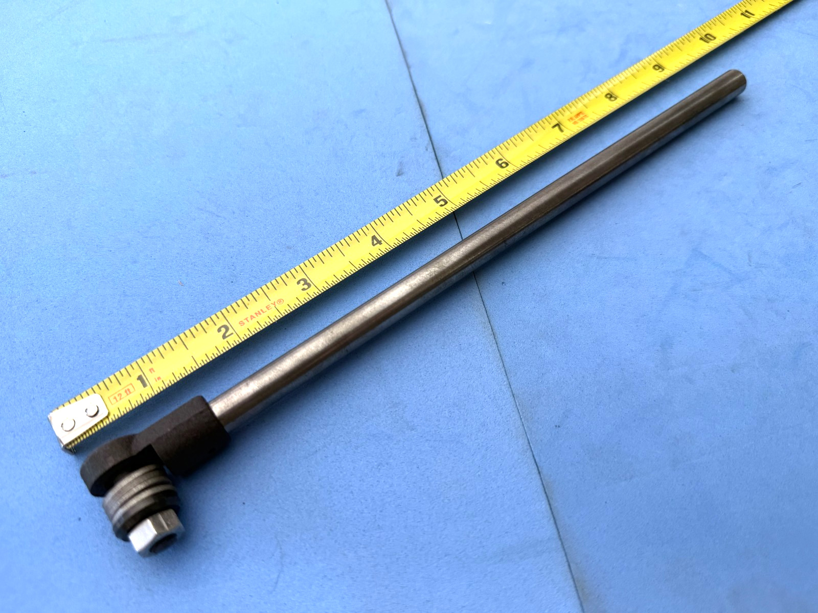 Starrett 9.5" PT06784 Heavy Duty 3/8" Threaded Indicator Post for 657 mag base