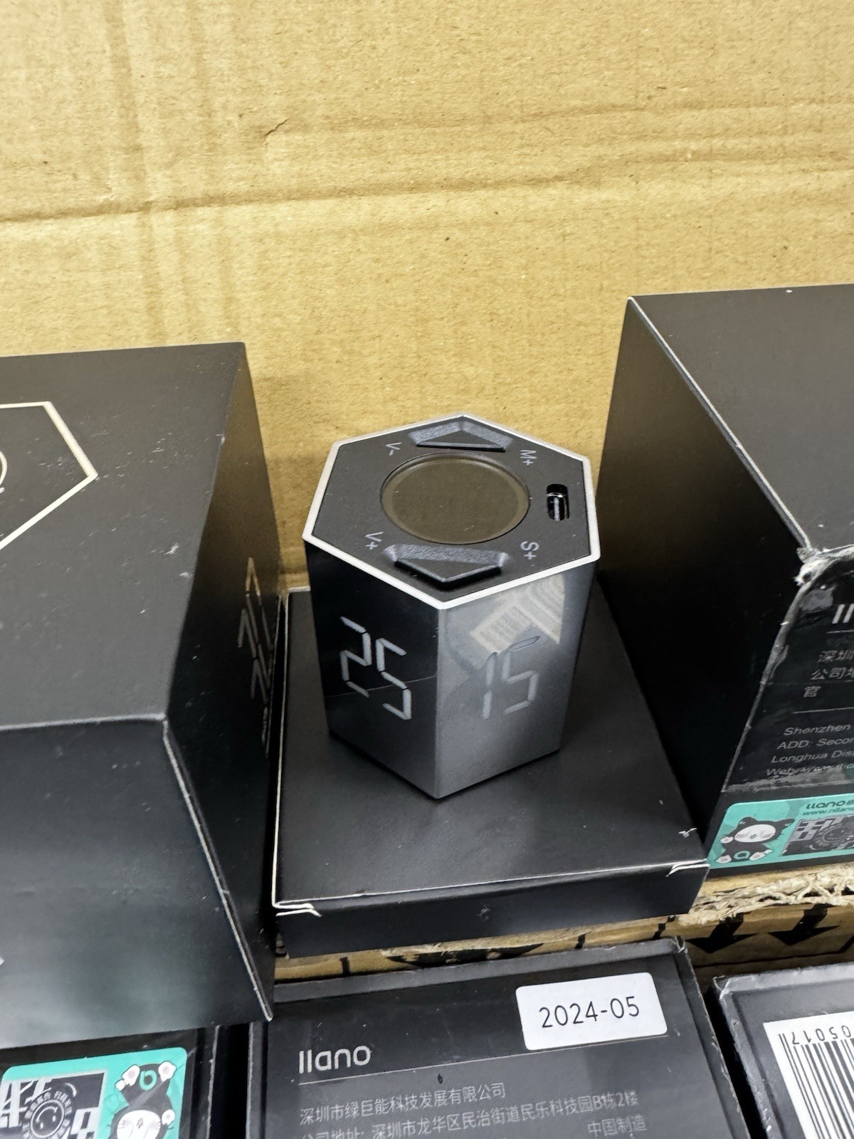 Ticktime Pomodoro Timer Cube, Hexagon Productivity Timer, Pause & Resume, Llano