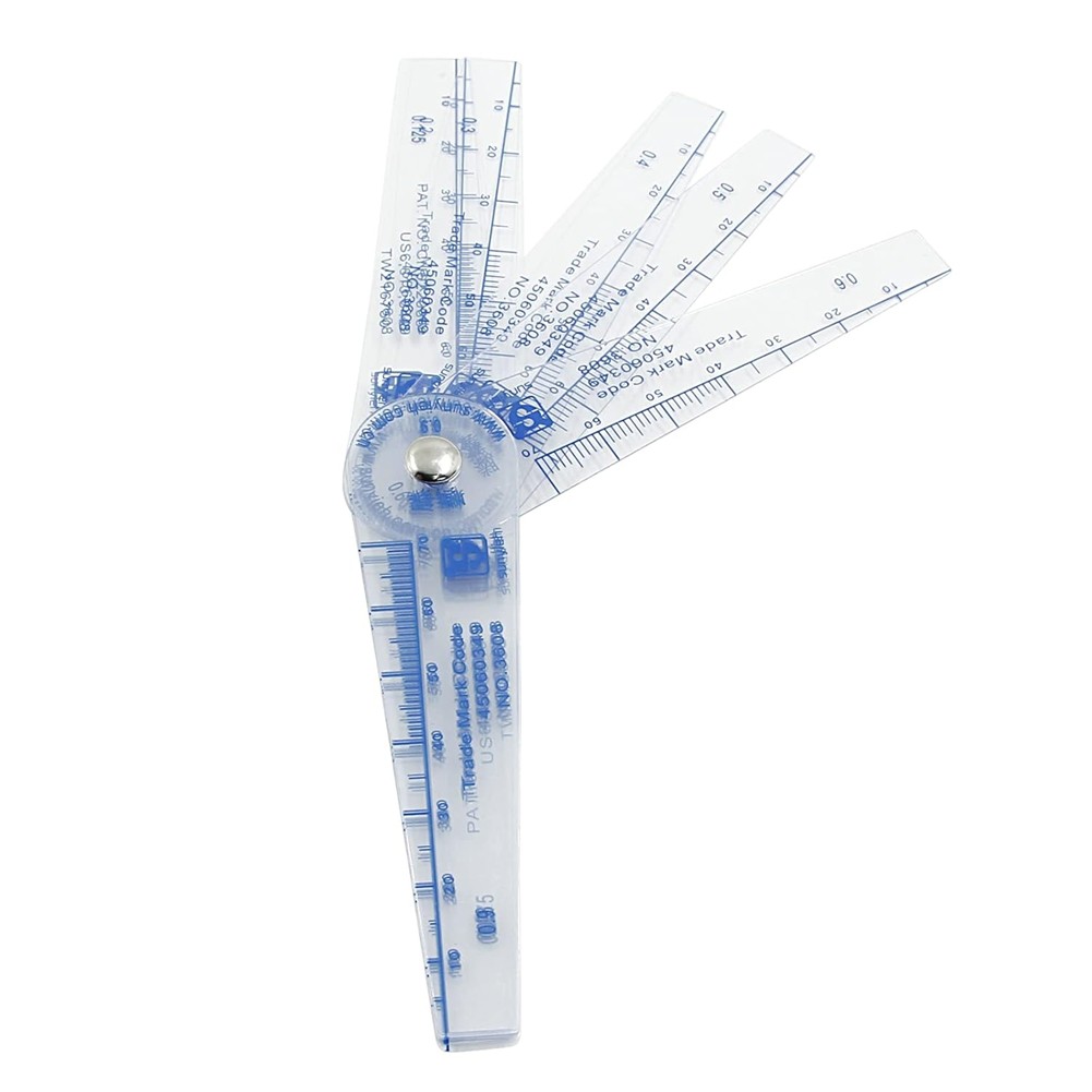 Plastic Feeler  0.05-1mm Thickness Measuring Tools 13 in 1 Feeler  for5158