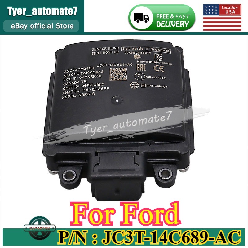 Blind Spot Radar Sensor Module For Ford F150 F250SD JC3T-14C689-AC JC3Z-14C689-C