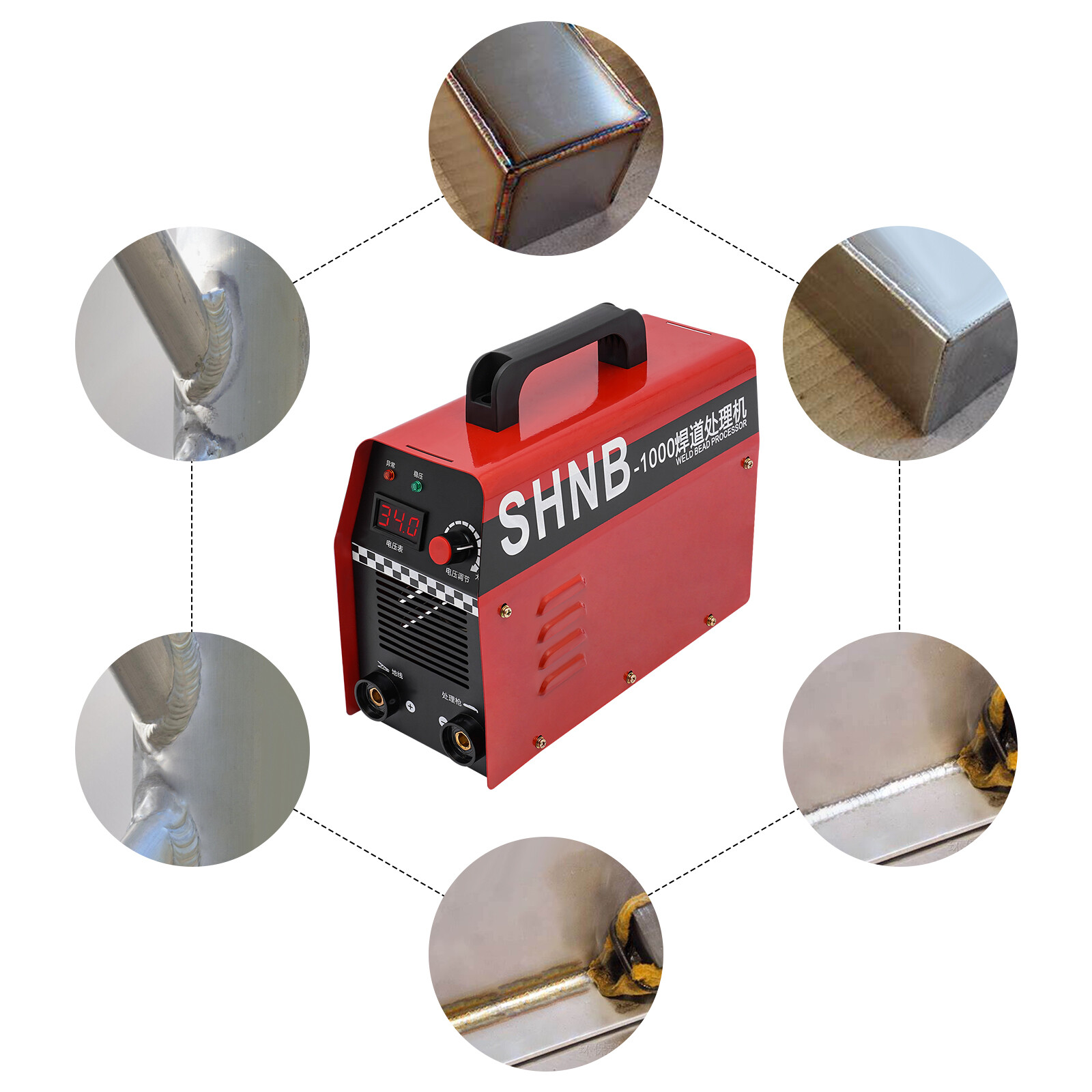 Welding Bead Processor Weld Cleaning Machine For Metal/arc/laser Welding 1000W