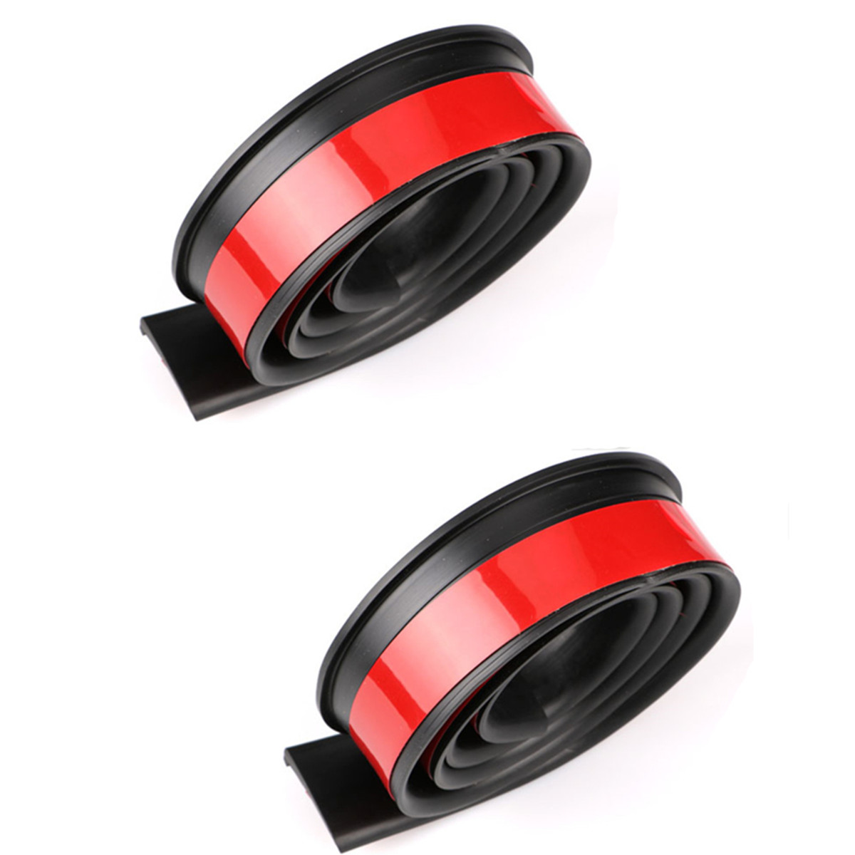 Car Wheel Eyebrow Arch Protector Trim Lips Fender Flares Moulding Strip Rubber