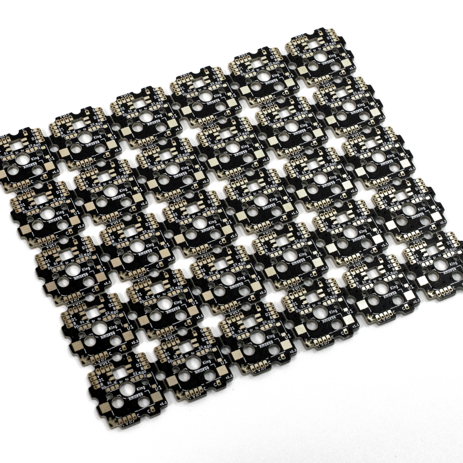 Amoeba King Single-Switch PCB — Single Key PCB, Handwired, Mechanical Keyboard