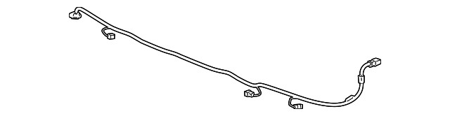 Genuine GM Rear Object Alarm Sensor Wiring Harness 22899760