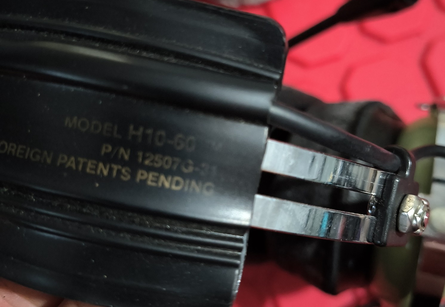 David-Clark H10-60 Aviation Headset with Microphone - Pre-owned (untested)